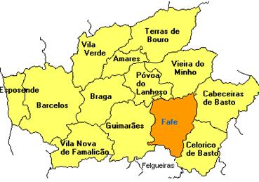 Mapa escolar de Portugal continental